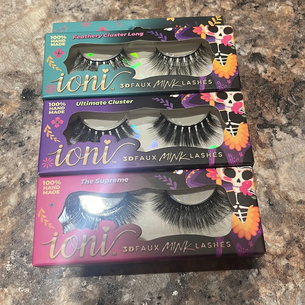 Ioni Day of the Dead False Eyelash Bundle
